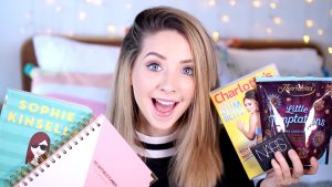 Vlogger Zoella shows some of her must-have products.