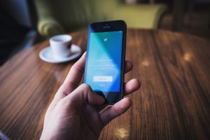 picture of phone in use
