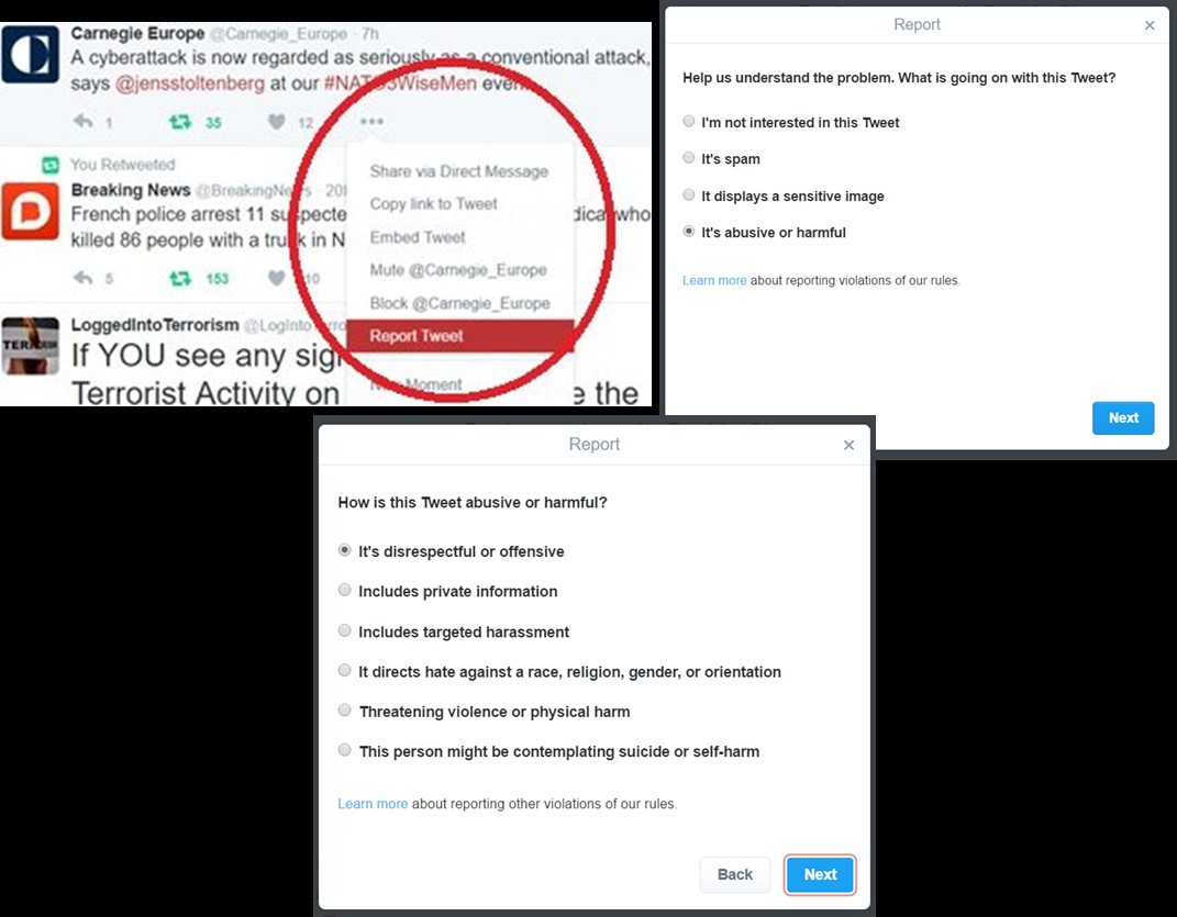 how-to-report-on-twitter