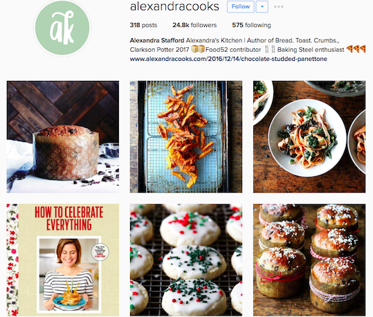 Alexandracooks Instagram Profile