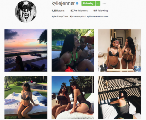 Kylie Jenner Instagram Profile 2017