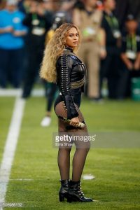 during the Pepsi Super Bowl 50 Halftime Show at Levi's Stadium on February 7, 2016 in Santa Clara, California.