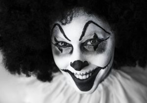 Black and White Clown