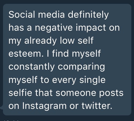 Unfortunately, many of us constantly compare ourselves to those we see on social media.