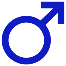 Male gender sign.